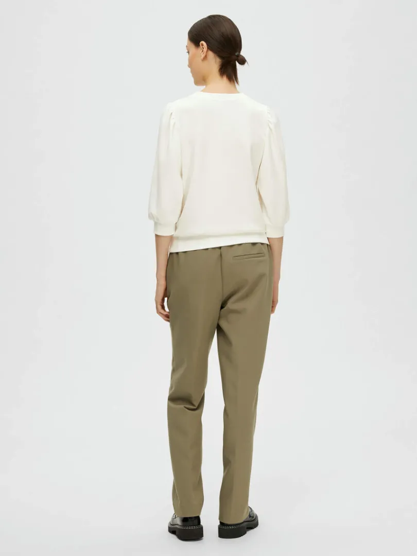 pufrme_sweatshirt_3-6.webp Hættetrøjer & Sweatshirts | Toppe Og Bluser>SELECTED PUFÆRME SWEATSHIRT White