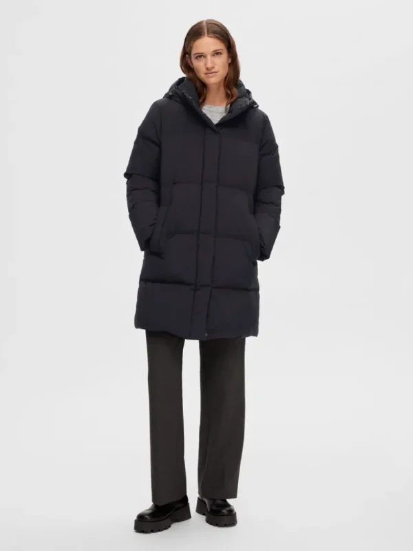 Overtøj>SELECTED RE:DOWN® DYNEJAKKE Black