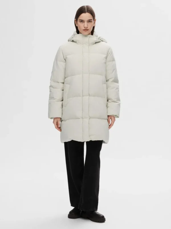 Overtøj>SELECTED RE:DOWN® DYNEJAKKE Beige