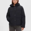 Overtøj>SELECTED RE:DOWN® PUFFERJAKKE Black