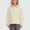 Overtøj>SELECTED RE:DOWN® PUFFERJAKKE Beige