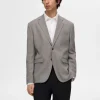 Jakkesæt & Blazers>SELECTED REGULAR FIT BLAZER Beige