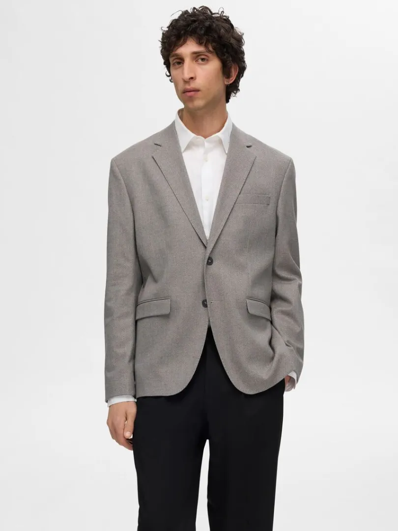 regular_fit_blazer_0-2.webp Jakkesæt & Blazers>SELECTED REGULAR FIT BLAZER Beige