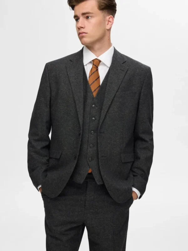 Jakkesæt & Blazers>SELECTED REGULAR FIT BLAZER Green