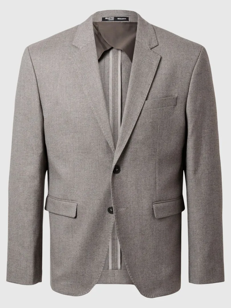 regular_fit_blazer_4-2.webp Jakkesæt & Blazers>SELECTED REGULAR FIT BLAZER Beige
