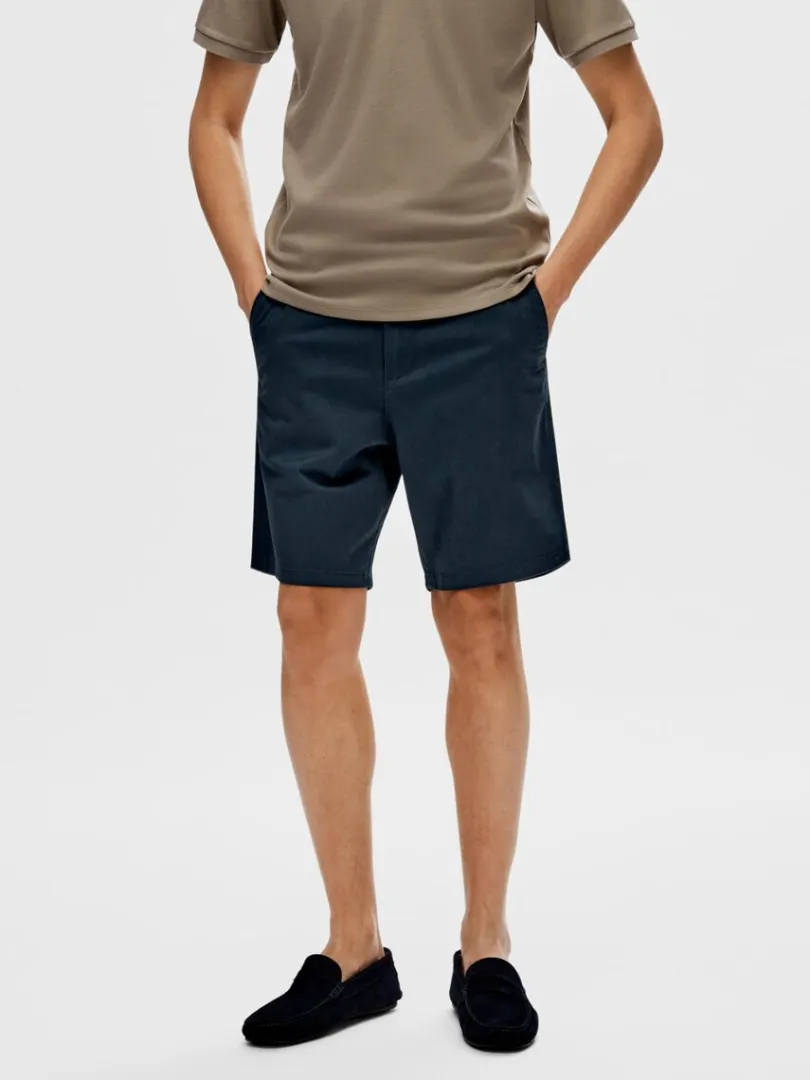 regular_fit_flex_shorts_0-6.webp Shorts>SELECTED REGULAR FIT FLEX SHORTS Blue