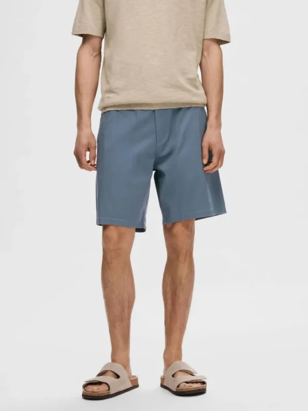 Shorts>SELECTED REGULAR FIT FLEX SHORTS Blue
