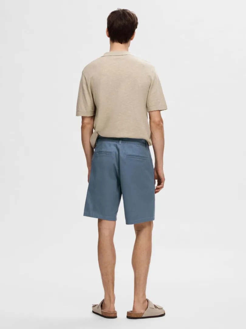regular_fit_flex_shorts_1-7.webp Shorts>SELECTED REGULAR FIT FLEX SHORTS Blue