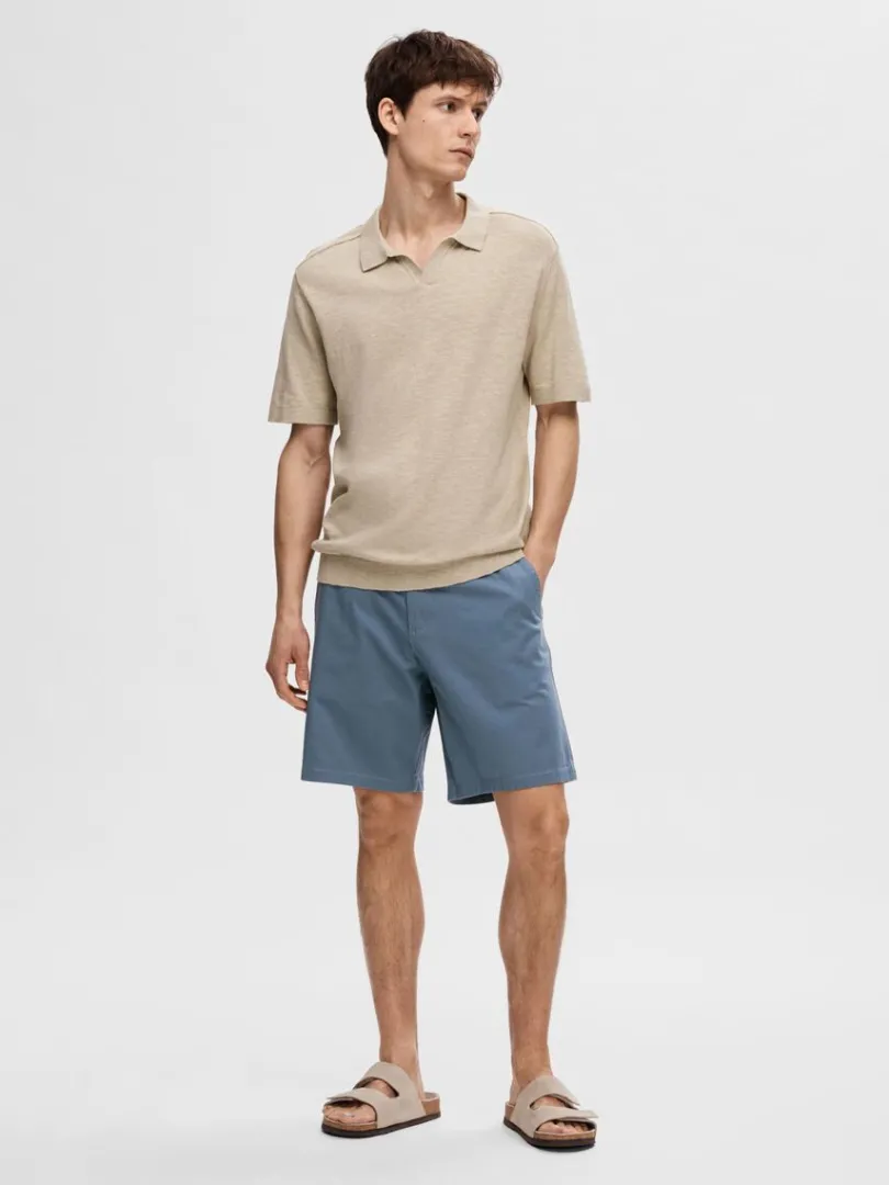 regular_fit_flex_shorts_2-7.webp Shorts>SELECTED REGULAR FIT FLEX SHORTS Blue