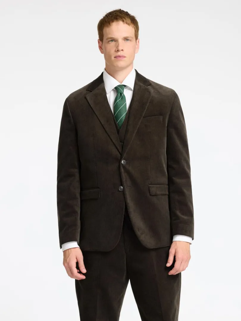 regular_fit_fljl_blazer_0-1.webp Jakkesæt & Blazers>SELECTED REGULAR FIT FLØJL BLAZER Brown