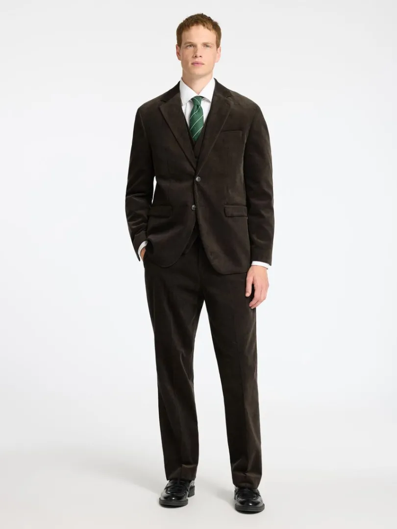 regular_fit_fljl_blazer_1-1.webp Jakkesæt & Blazers>SELECTED REGULAR FIT FLØJL BLAZER Brown