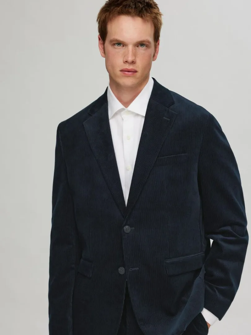 regular_fit_fljl_blazer_2.webp Jakkesæt & Blazers>SELECTED REGULAR FIT FLØJL BLAZER Blue
