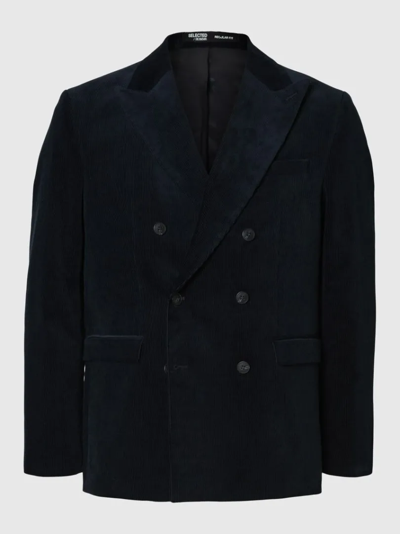 regular_fit_fljl_dobbeltr_4.webp Jakkesæt & Blazers>SELECTED REGULAR FIT FLØJL DOBBELTRADET BLAZER Blue
