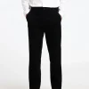 Bukser | Jakkesæt & Blazers>SELECTED REGULAR FIT FLØJLSBUKSER Black