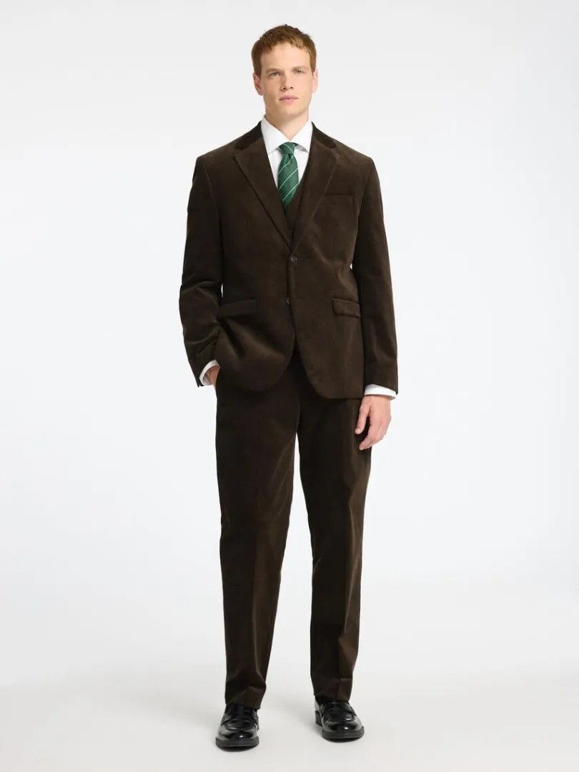 regular_fit_fljlsbukser_2.webp Bukser | Jakkesæt & Blazers>SELECTED REGULAR FIT FLØJLSBUKSER Brown