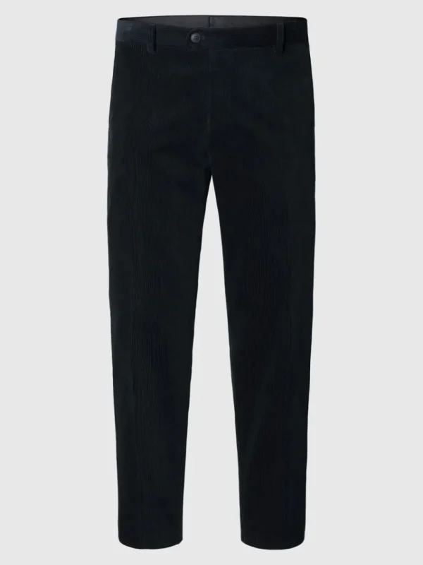 Bukser | Jakkesæt & Blazers>SELECTED REGULAR FIT FLØJLSBUKSER Blue