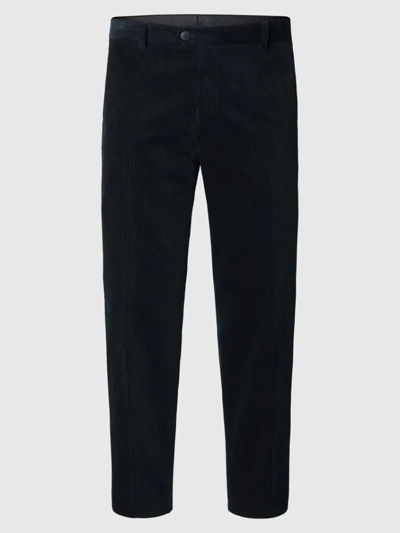regular_fit_fljlsbukser_4-1.webp Bukser | Jakkesæt & Blazers>SELECTED REGULAR FIT FLØJLSBUKSER Blue