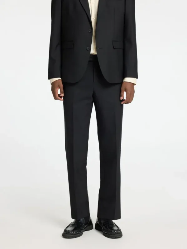 Bukser | Jakkesæt & Blazers>SELECTED REGULAR FIT HABITBUKSER Black