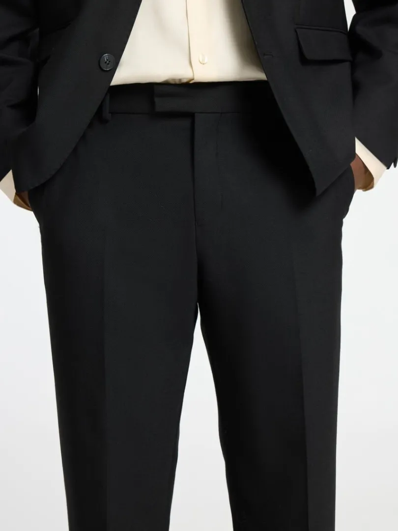 regular_fit_habitbukser_4.webp Bukser | Jakkesæt & Blazers>SELECTED REGULAR FIT HABITBUKSER Black