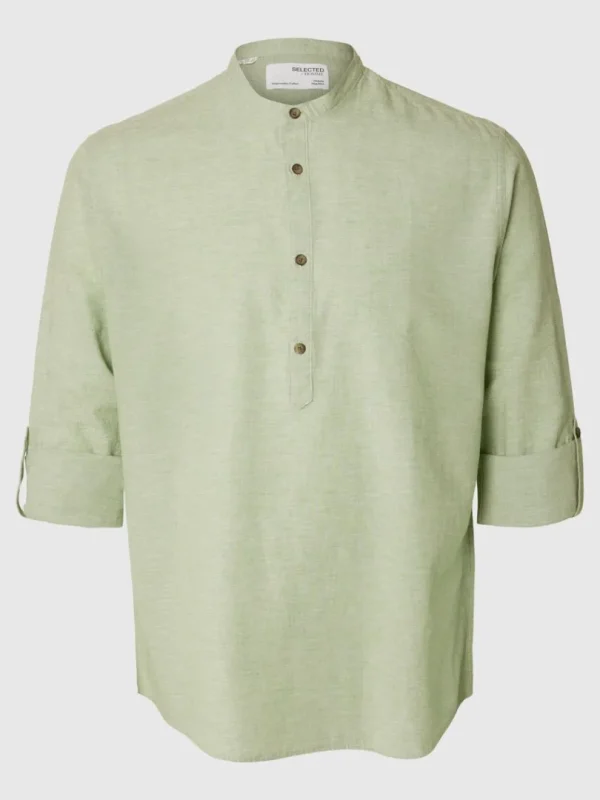 Skjorter>SELECTED REGULAR FIT LANGÆRMET SKJORTE Green