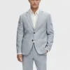 Jakkesæt & Blazers>SELECTED REGULAR PASFORM ENKELTRADET BLAZER Blue