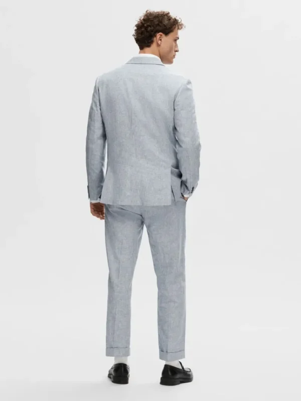 Jakkesæt & Blazers>SELECTED REGULAR PASFORM ENKELTRADET BLAZER Blue