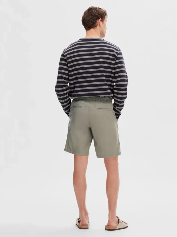 Shorts>SELECTED REGULAR PASFORM SHORTS Green