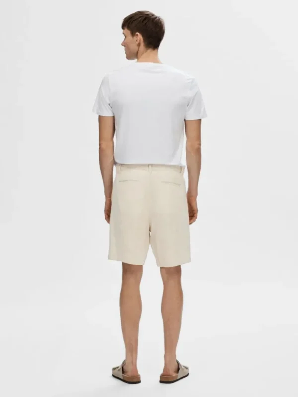 Shorts>SELECTED REGULAR PASFORM SHORTS Beige