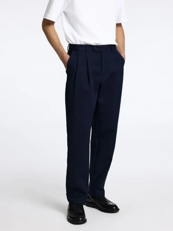 Bukser>SELECTED 190 REGULAR TAPERED FIT BUKSER Blue