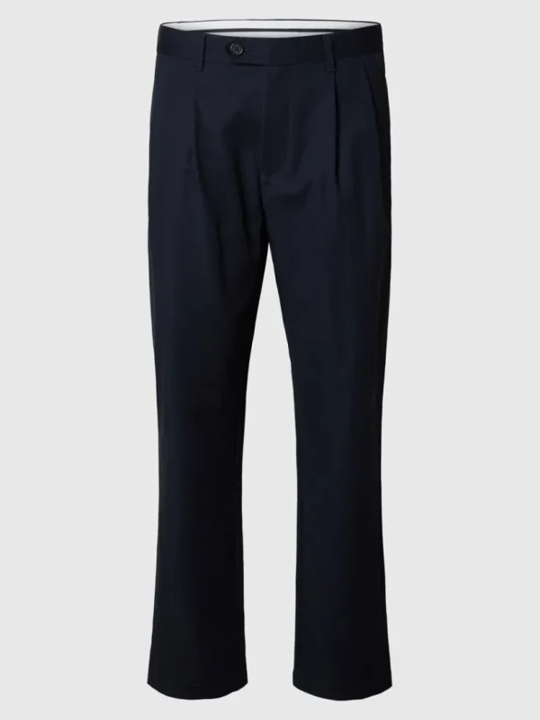 Bukser>SELECTED 190 REGULAR TAPERED FIT BUKSER Blue