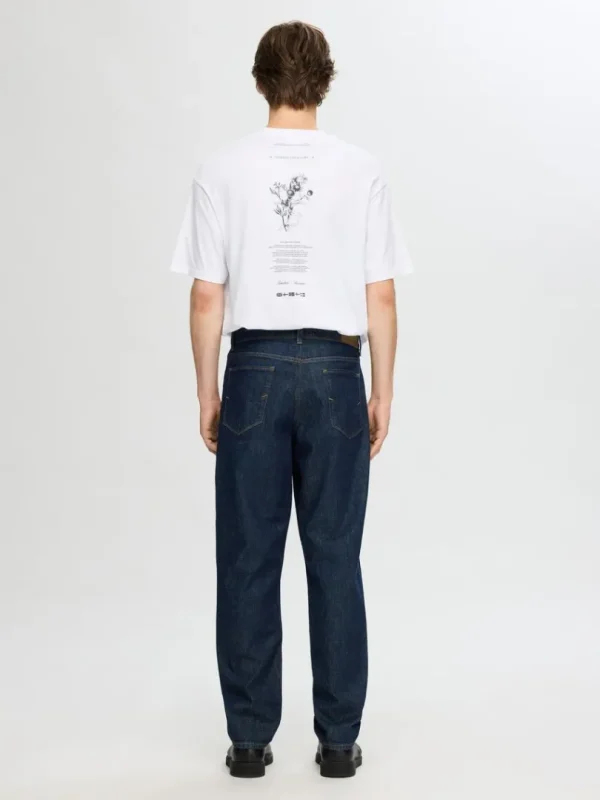 Jeans>SELECTED 190 REGULAR TAPERED-FIT JEANS Blue
