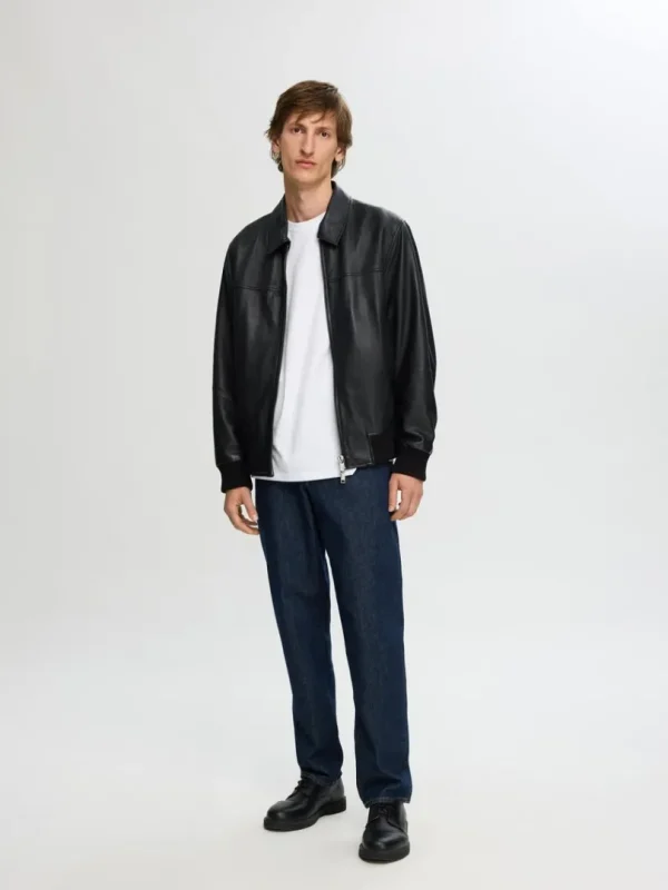 Jeans>SELECTED 190 REGULAR TAPERED-FIT JEANS Blue