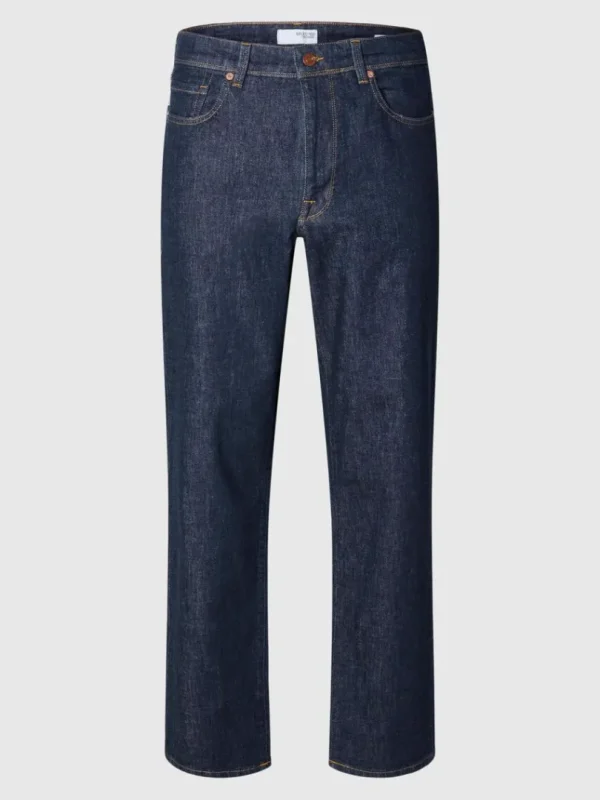 Jeans>SELECTED 190 REGULAR TAPERED-FIT JEANS Blue