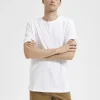T-shirts>SELECTED REGULAR T-SHIRT White
