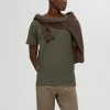 T-shirts>SELECTED REGULAR T-SHIRT Green