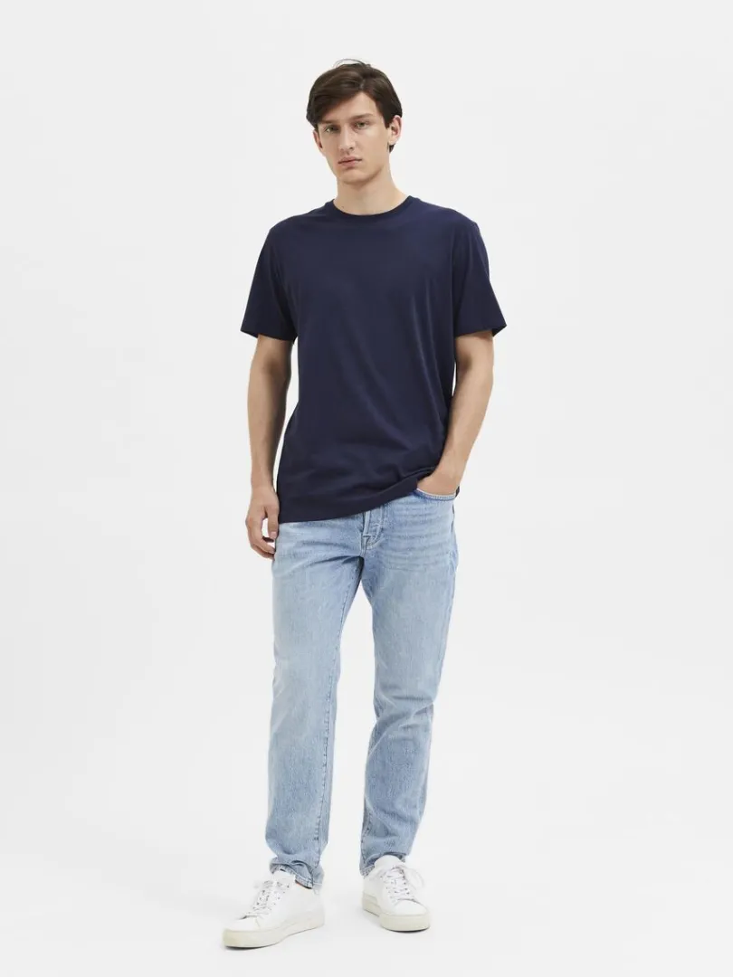 regular_tshirt_1-5.webp T-shirts>SELECTED REGULAR T-SHIRT Blue