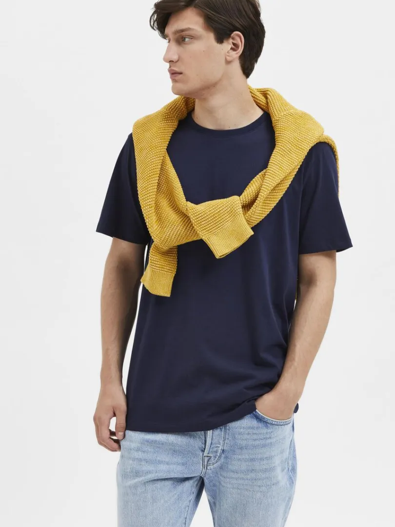 regular_tshirt_2-5.webp T-shirts>SELECTED REGULAR T-SHIRT Blue