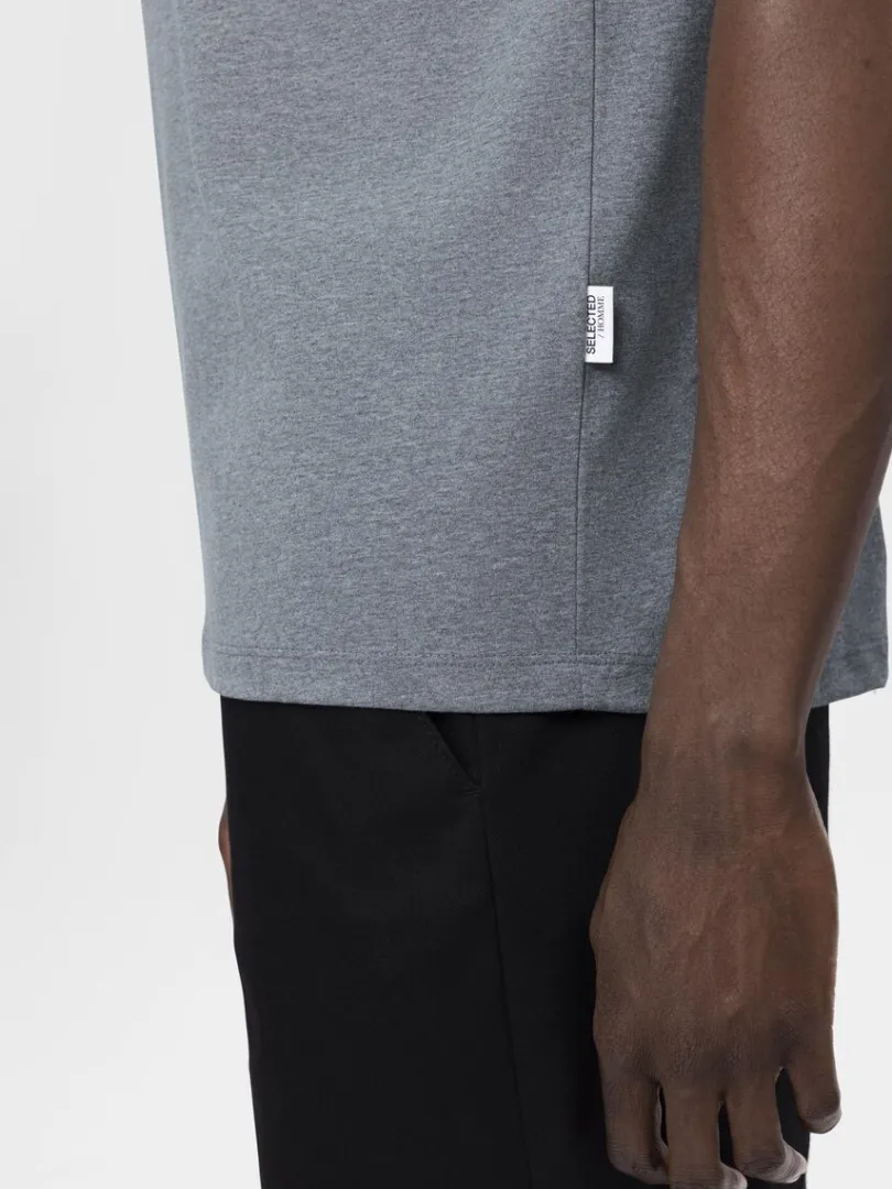 regular_tshirt_3-2.webp T-shirts>SELECTED REGULAR T-SHIRT Grey
