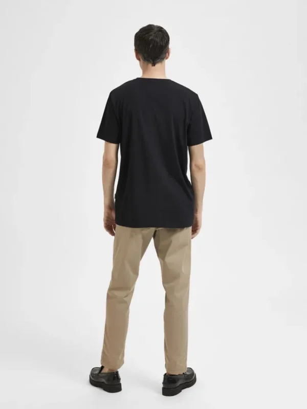 T-shirts>SELECTED REGULAR T-SHIRT Black