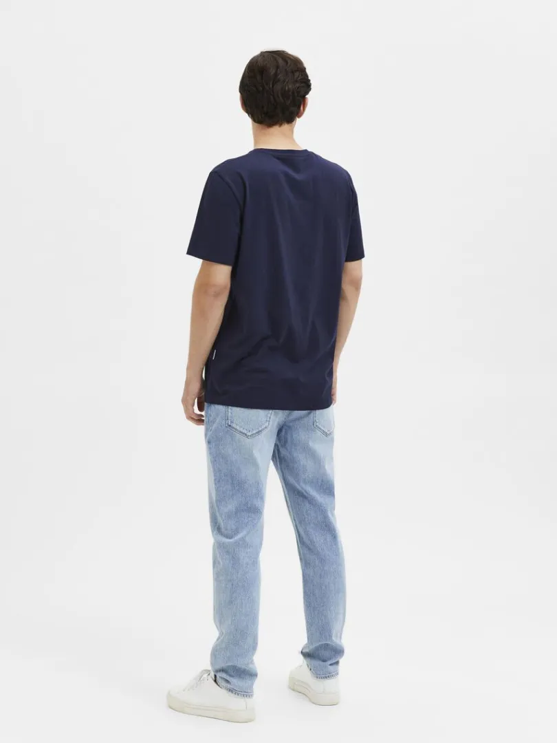regular_tshirt_4-5.webp T-shirts>SELECTED REGULAR T-SHIRT Blue