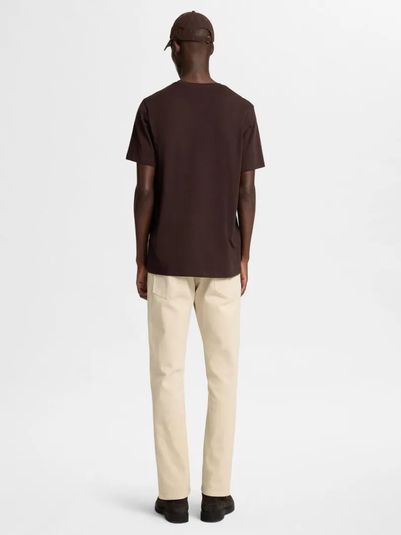 regular_tshirt_4.webp T-shirts>SELECTED REGULAR T-SHIRT Brown