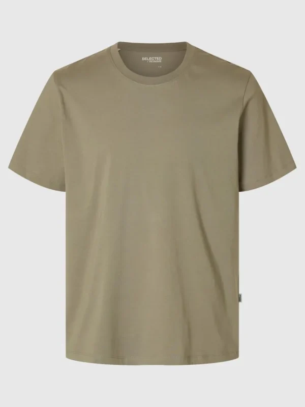 T-shirts>SELECTED REGULAR T-SHIRT Green