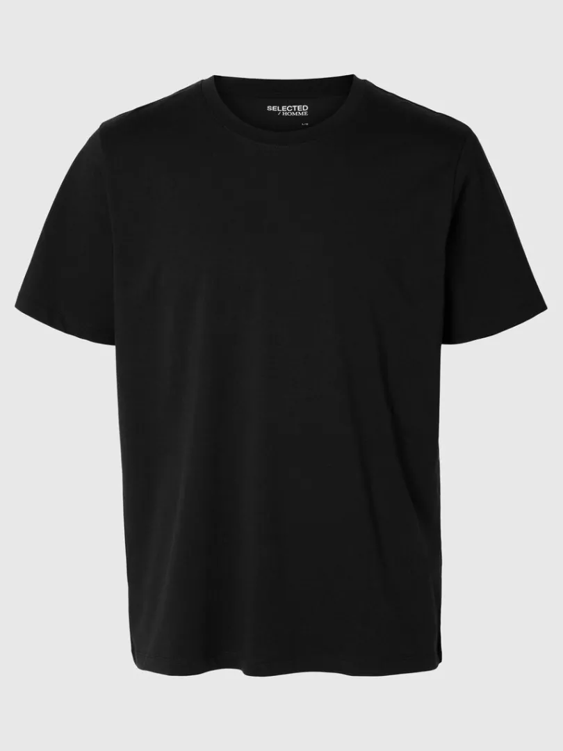 regular_tshirt_5-3.webp T-shirts>SELECTED REGULAR T-SHIRT Black