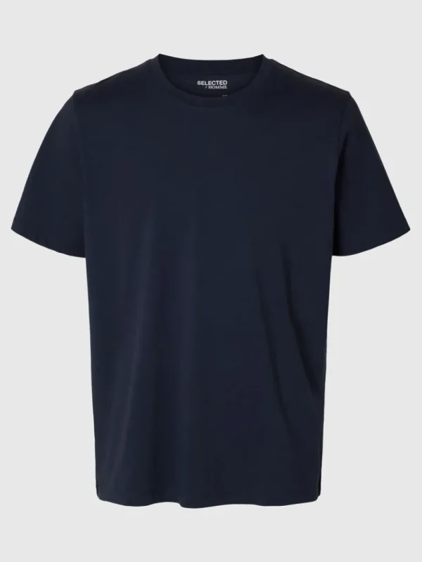 T-shirts>SELECTED REGULAR T-SHIRT Blue