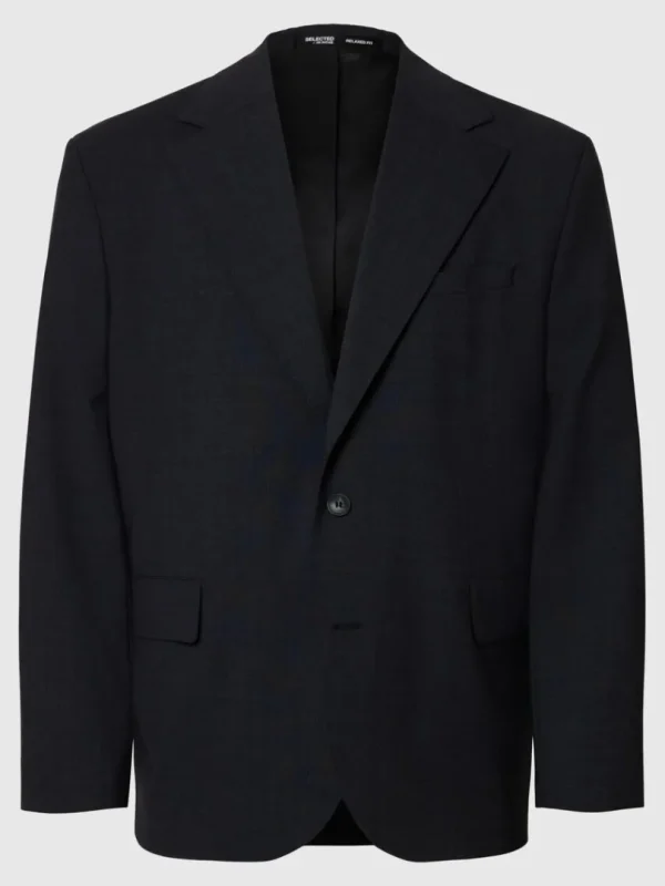 Jakkesæt & Blazers>SELECTED RELAXED FIT ENKELTRADET BLAZER Grey
