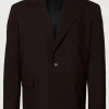 Jakkesæt & Blazers>SELECTED RELAXED FIT ENKELTRADET BLAZER Brown