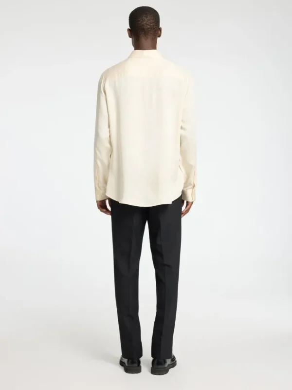 Skjorter>SELECTED RELAXED FIT SATINSKJORTE Beige