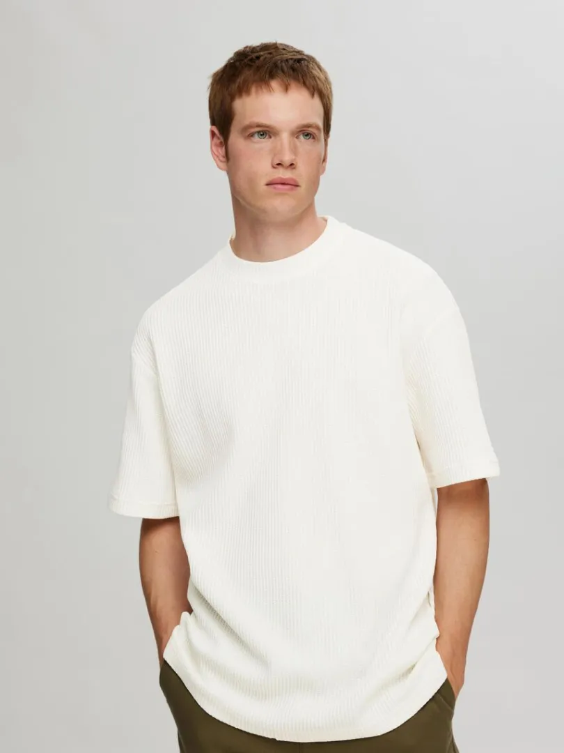 relaxed_fit_vaflet_tshirt_2-2.webp T-shirts>SELECTED RELAXED FIT VAFLET T-SHIRT White