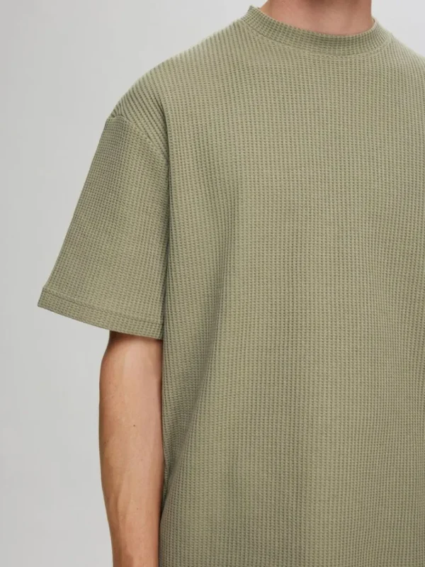 T-shirts>SELECTED RELAXED FIT VAFLET T-SHIRT Green