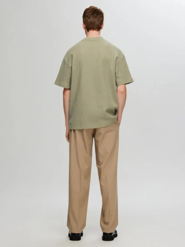 T-shirts>SELECTED RELAXED FIT VAFLET T-SHIRT Green